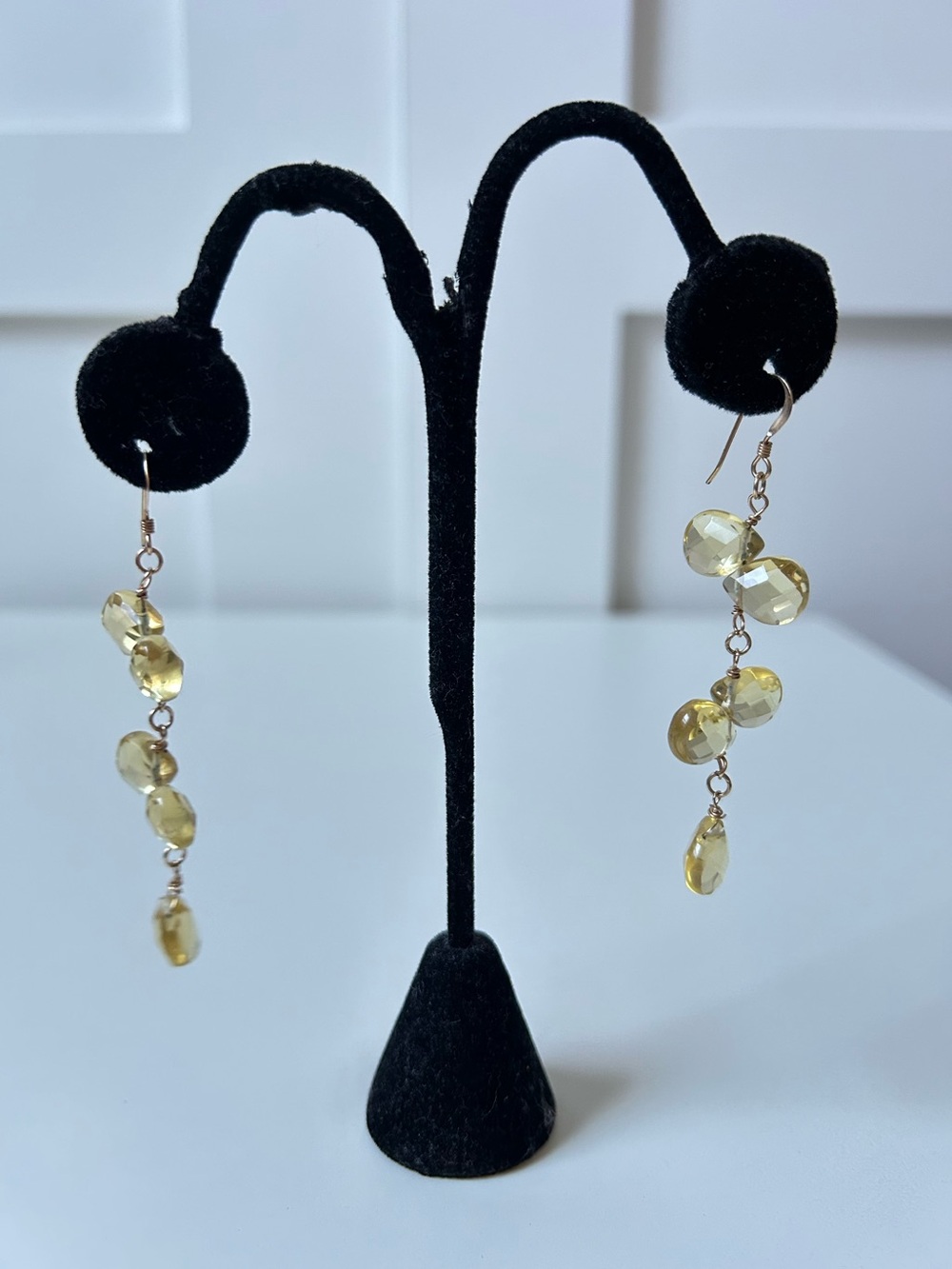 Robindira Unsworth Semi-Precious Stone 14k gold vermeil Earrings